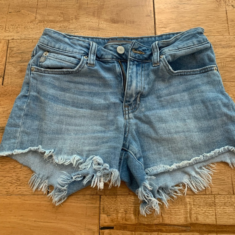 Distressed Jean Shorts